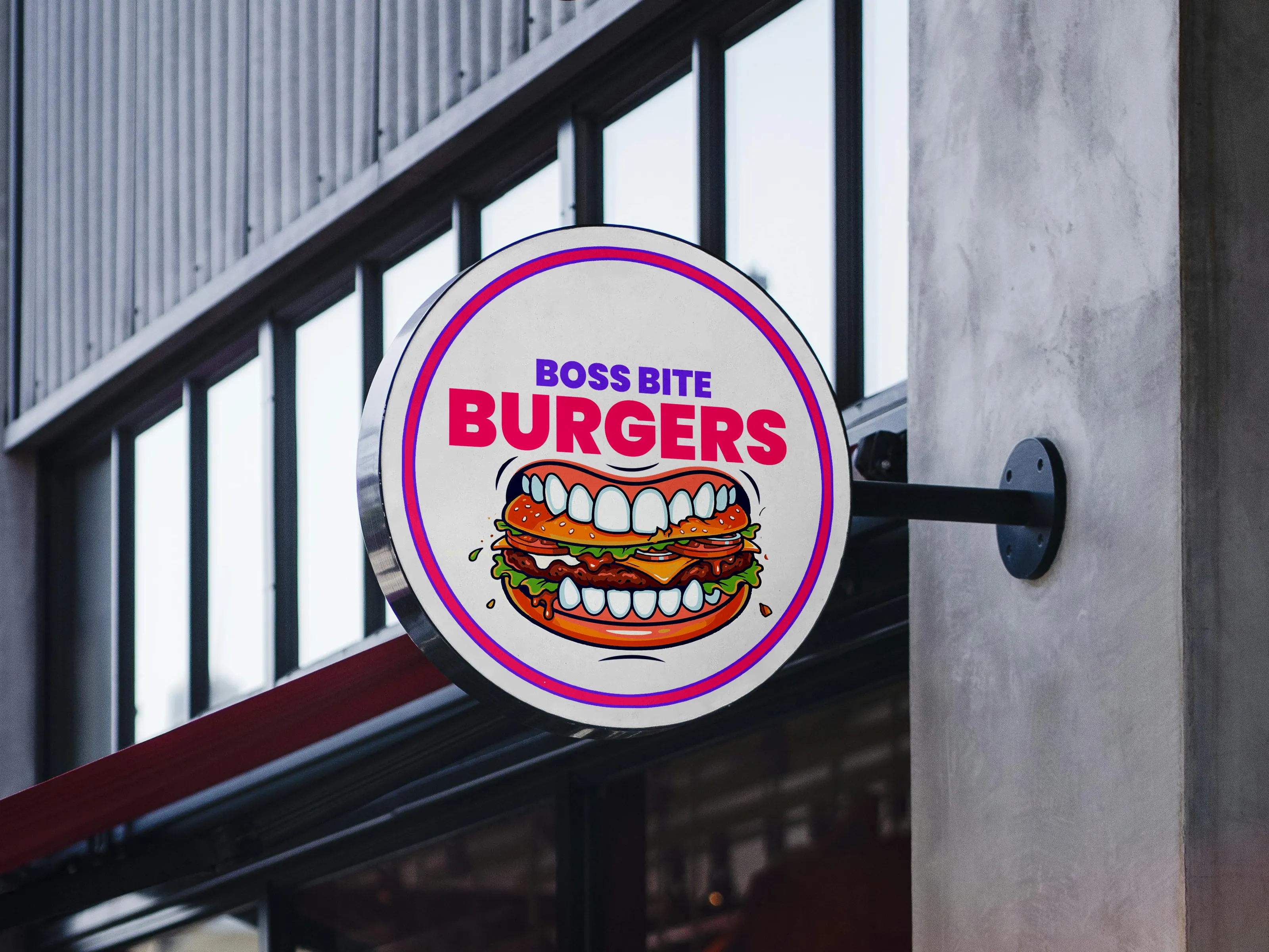 Boss Bite street sign